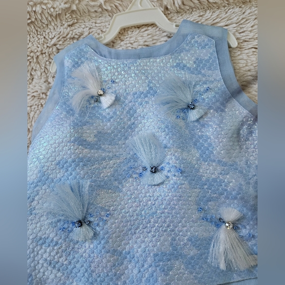 *NWT* VALMAX (Made in Italy) embellished sleeveless top size 5 - Picture 8 of 9